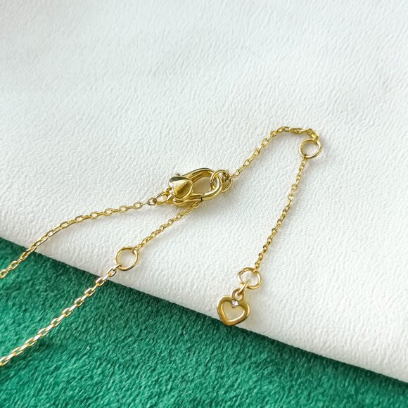 KATE SPADE Spade Floral Gold Mini Pendant Necklace NEW - Picture 3 of 3